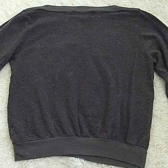 WILDFOX chocoholic fleece sweatshirt S chocolate brown pullover lounge top - Picture 6 of 7